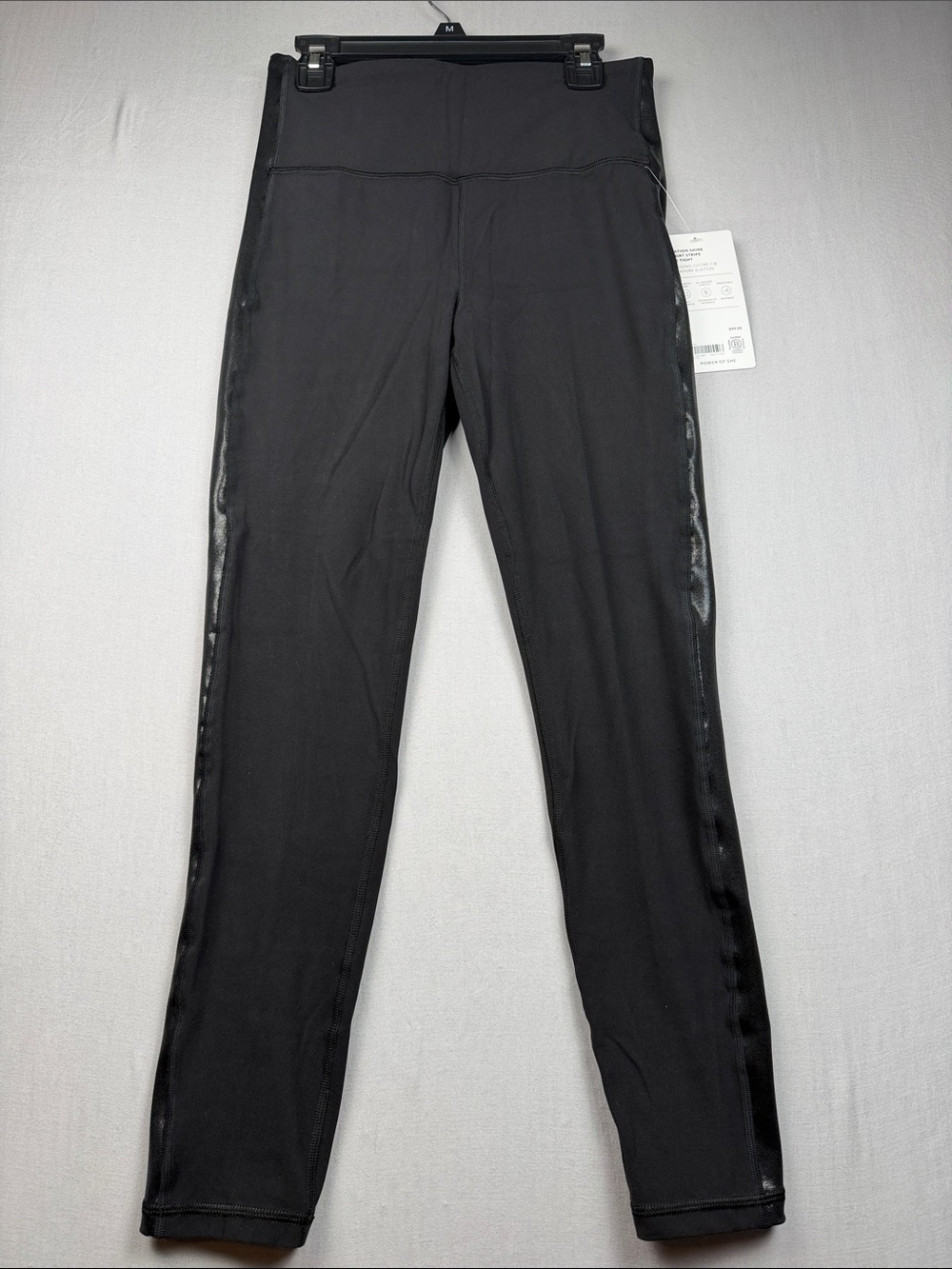 Athleta Elation Shine Sport Stripe 7/8 tight NWT